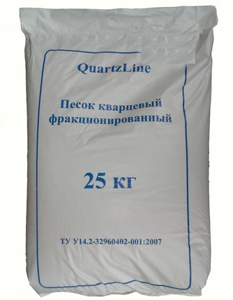 Фільтраційний пісок QuartzLine 0,4–0,8 мм (25 кг) 5010408 фото