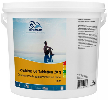 Активный кислород Chemoform Aquablanc O2 Tabs в таблетках по 20 гр, 5 кг 0595005CH фото