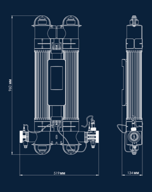 Elecro Quantum Q-130 ультрафіолетова фотокаталітична установка 16047 фото