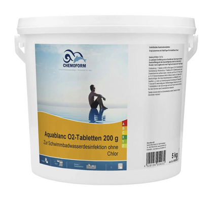 Активный кислород Chemoform Aquablanc O2 Tabs в таблетках по 200 гр, 5 кг 0592005CH фото