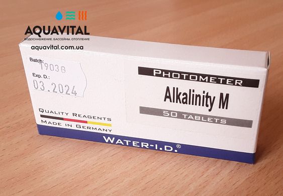 Таблетки Alkalinity-M для фотометра / таблеточного тестера, щёлочность (пачка 50 таблеток) TbsPTA50 фото