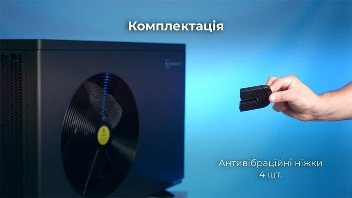 Aquaviva Model A 12 ON/OFF (12,8 кВт) тепловий насос для басейну до 55 м&sup3; 37863 фото