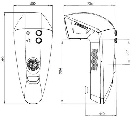 Mountfield Azuro AquaJet 100 навесной противоток для бассейна (100 м³/ч, 1.1 кВт) 3EXX0473 фото