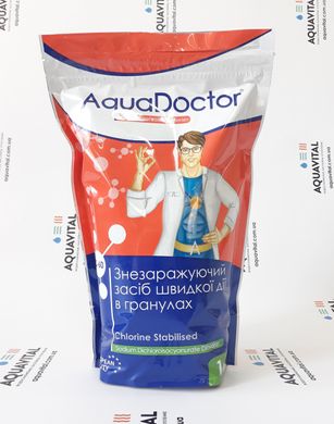 Шок-хлор гранулы AquaDoctor C-60, 1 кг 15540 фото