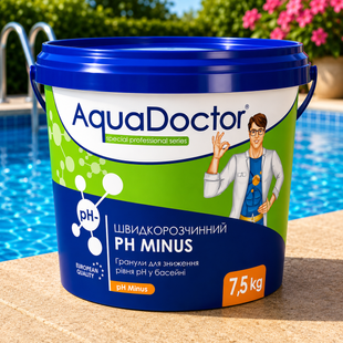 Средство для снижения уровня pH AquaDoctor pH Minus, 7.5 кг 40735 фото