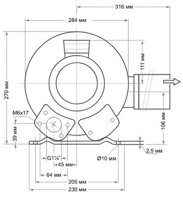 Двухступенчатый компрессор для бассейна Grino Rotamik SKS 80 2V M.B, 88 м³/ч 23519 фото