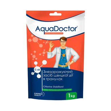 Шок-хлор гранули AquaDoctor C-60, 1 кг 15540 фото