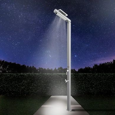 Душ сонячний Aquaviva Quick з LED підсвічуванням та мийкою для ніг, графіт 33038 фото