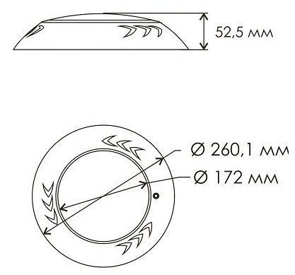 Прожектор світлодіодний накладний Aquaviva 003 546LED White (білий), 33 Вт 19237 фото