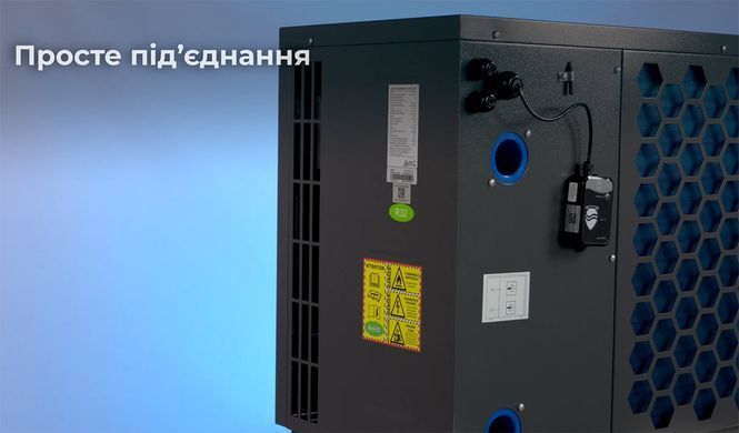 Aquajoy Side Flow 18 (17,8 кВт) тепловой инверторный насос для бассейна до 85 м&sup3; 37369 фото