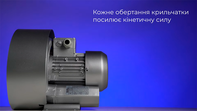 Двоступінчастий компресор для басейну Grino Rotamik SKS 80 2V T1.В, 88 м&sup3;/год, 3 фази 23518 фото