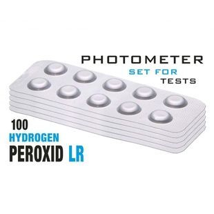 Таблетки Peroxid LR для фотометра/таблеткового тестера, перекис водню (0 - 3.8 мг/л), пачка 100 таблеток TbsPHPLR100 фото