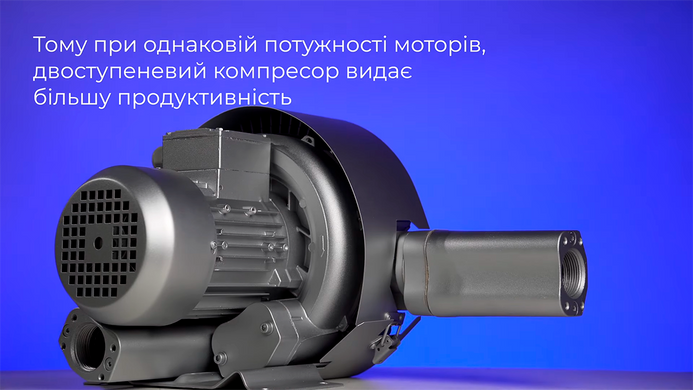Двухступенчатый компрессор для бассейна Grino Rotamik SKS 156 2V T1.В, 156 м&sup3;/ч, 3 фазы 23516 фото