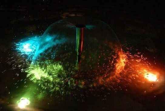 Прожектор світлодіодний для фонтану Aquaviva 1LED RGB (кольоровий), 7 Вт 20393 фото