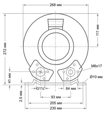 Одноступінчастий компресор для басейну Grino Rotamik SKH 144 M.В, 100 м³/год 23511 фото