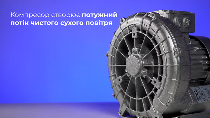Одноступінчастий компресор для басейну Grino Rotamik SKH 144 M.В, 100 м&sup3;/год 23511 фото