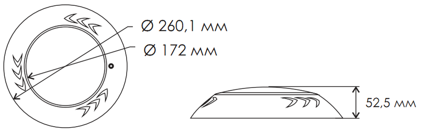 Прожектор светодиодный накладной Aquaviva 003 546LED RGB (цветной), 33 Вт 7377 фото