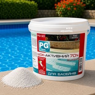 Шок-хлор гранулы Barchemicals PG-30 Clorocal (не стабилизированный), 1 кг PG-30.1 фото