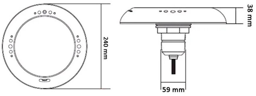 Прожектор светодиодный накладной Bridge W2002V 441LED White (белый), 30 Вт W2002V-S441WHT фото