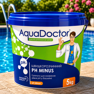 Средство для снижения уровня pH AquaDoctor pH Minus, 5 кг 1913 фото