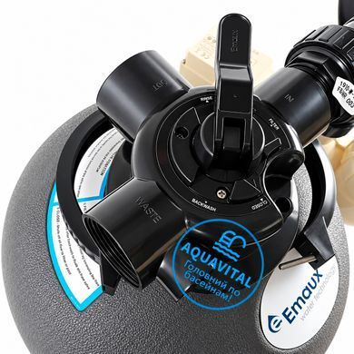 Emaux FSU-8TP, 8 м&sup3;/год, фільтраційна установка для басейна з таймером 11953 фото