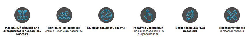 Speck BADU Jet Perla навісна протитечія для басейну (40 м³/год, 220В) з одним соплом 25195 фото