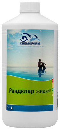 Средство для очистки ватерлинии и поверхности бассейна Chemoform Randklar, 1 л 1101001CH фото