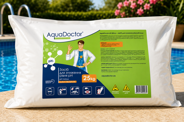 Средство для снижения уровня pH AquaDoctor pH Minus, 25 кг 15619 фото