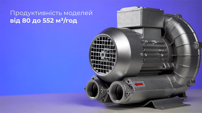 Одноступінчастий компресор для басейну Grino Rotamik SKH 300 T1.B, 312 м&sup3;/год, 3 фази 23514 фото