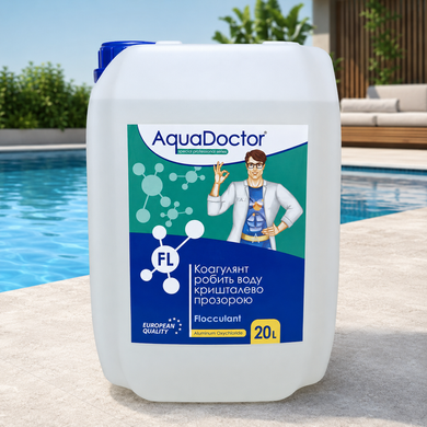Флокулянт жидкий AquaDoctor FL, 20 л 19516 фото