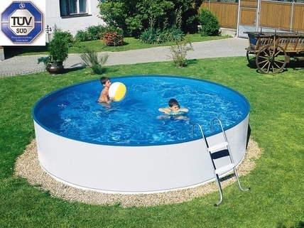 Сборной бассейн Azuro Basic (2,4 х 0,9 м) с картриджным скиммером 3EXB0147 фото