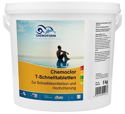Шок-хлор таблетки Chemoform T-Schnelltabletten, 5 кг 0504105CH фото