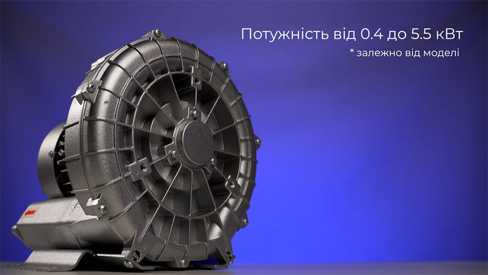 Одноступінчастий компресор для басейну Grino Rotamik SKH 300 DS, 312 м&sup3;/год, 3 фази 24617 фото