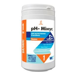 Засіб зниження рівня pH Window World Water pH- Мінус, 1.2 кг 10605098 фото