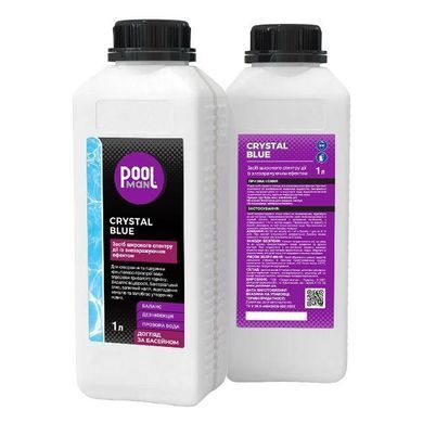 Poolman Crystal Blue 6в1 комплексное средство для ухода за водой в бассейне, 1 л A50163 фото