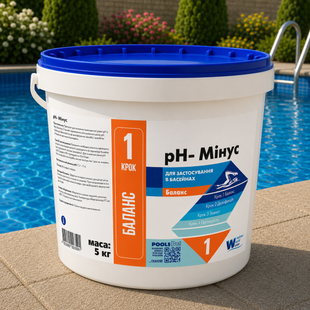 Засіб для зниження рівня pH Window World Water pH- Мінус, 5 кг 10601001 фото