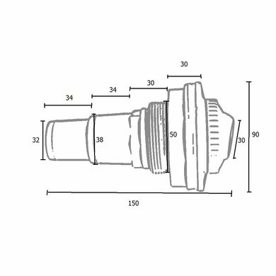 Kokido Olimpic K001WBX/LX/W міні-скімер із форсункою для збірних басейнів 12600 фото