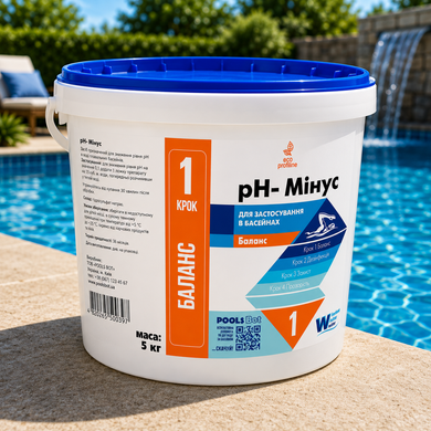 Засіб для зниження рівня pH Window World Water pH- Мінус, 5 кг 10601001 фото