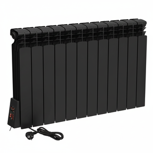 Електричний радіатор Flyme Elite Black 12L EF-RE-12RL фото