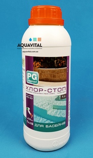 Препарат для быстрого снижения концентрации хлора в воде Barchemicals PG-33 Хлор-Стоп, 1 л PG-33 фото