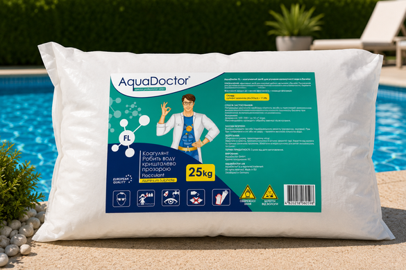 Флокулянт гранулированный AquaDoctor FL, 25 кг 18579 фото