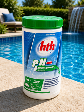 Засіб зниження рівня pH HTH Moins Micro-Billes, 2 кг S800812H2 фото