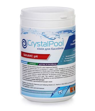 Засіб для зниження рівня pH Crystal Pool pH Minus, 1 кг 01101 фото