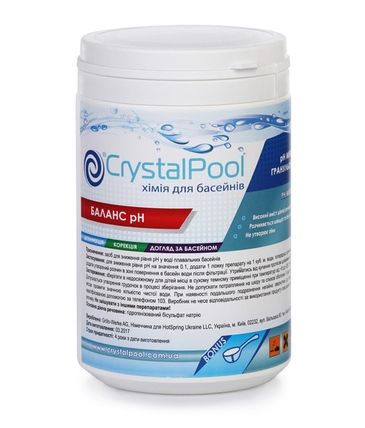 Средство для снижения уровня pH Crystal Pool pH Minus, 1 кг 01101 фото