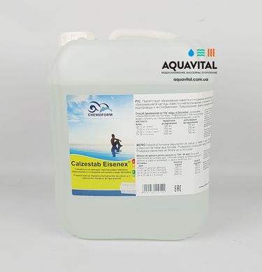 Препарат для удаления металлов и снижения жесткости воды Chemoform Calzestab, 10 л 1105010CH фото