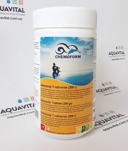 Повільний хлор таблетки Chemoform T-Gro&szlig;tabletten (200 гр), 1 кг 0505001CH фото
