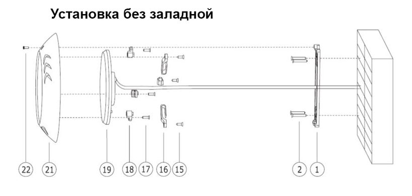 Прожектор светодиодный Linex NLP21 252LED RGB (цветной), 18 Вт, AISI-316 NLP21RGB18 фото