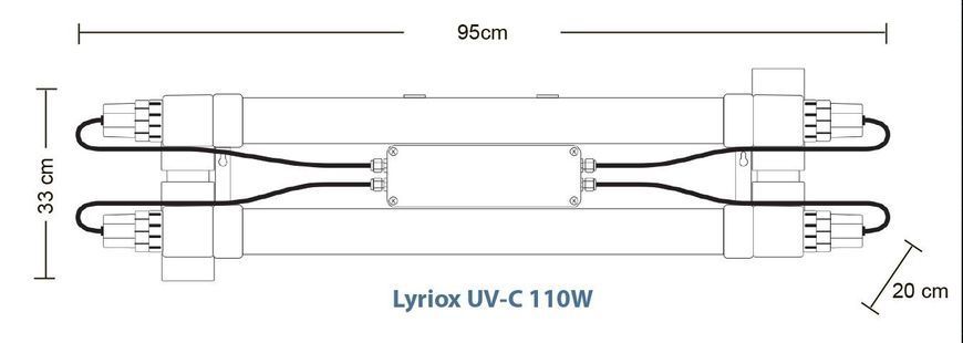 AstralPool Lyriox UVC (110 Вт) ультрафіолетова установка 82106 фото