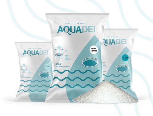 Стеклянный фильтрующий элемент AquaDei, фракция 0.5&ndash;1.0 мм (10 кг) A72357 фото