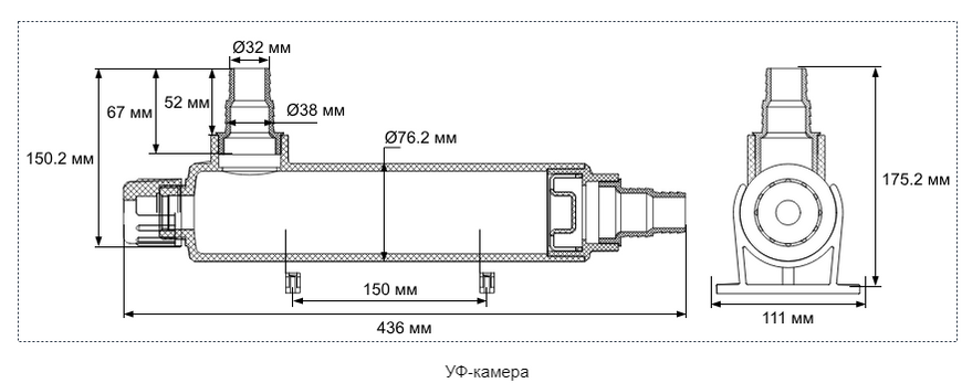 Wonder PLC-I (16 Вт) ультрафіолетова установка 28728 фото